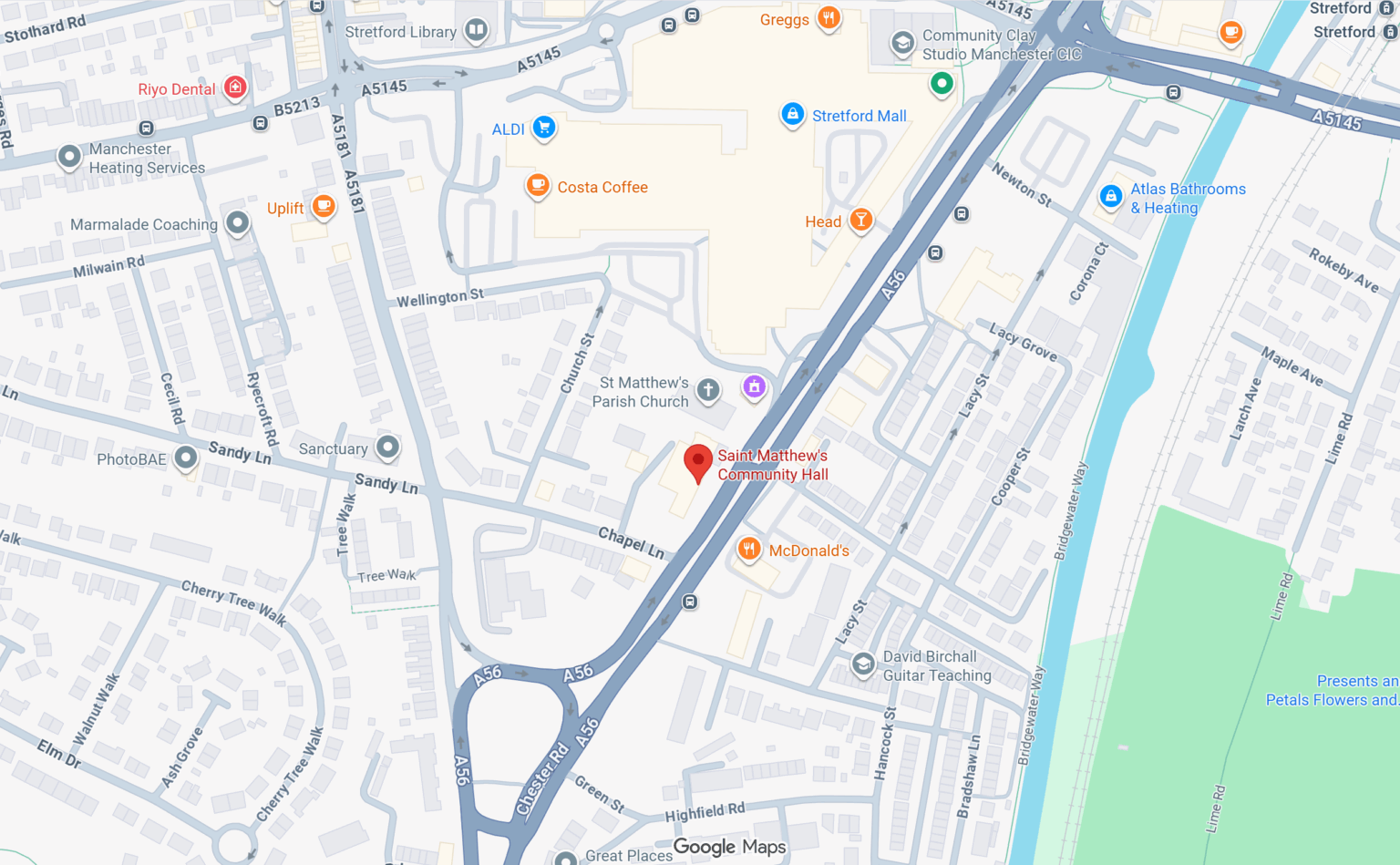 st matthews hall, Stretford