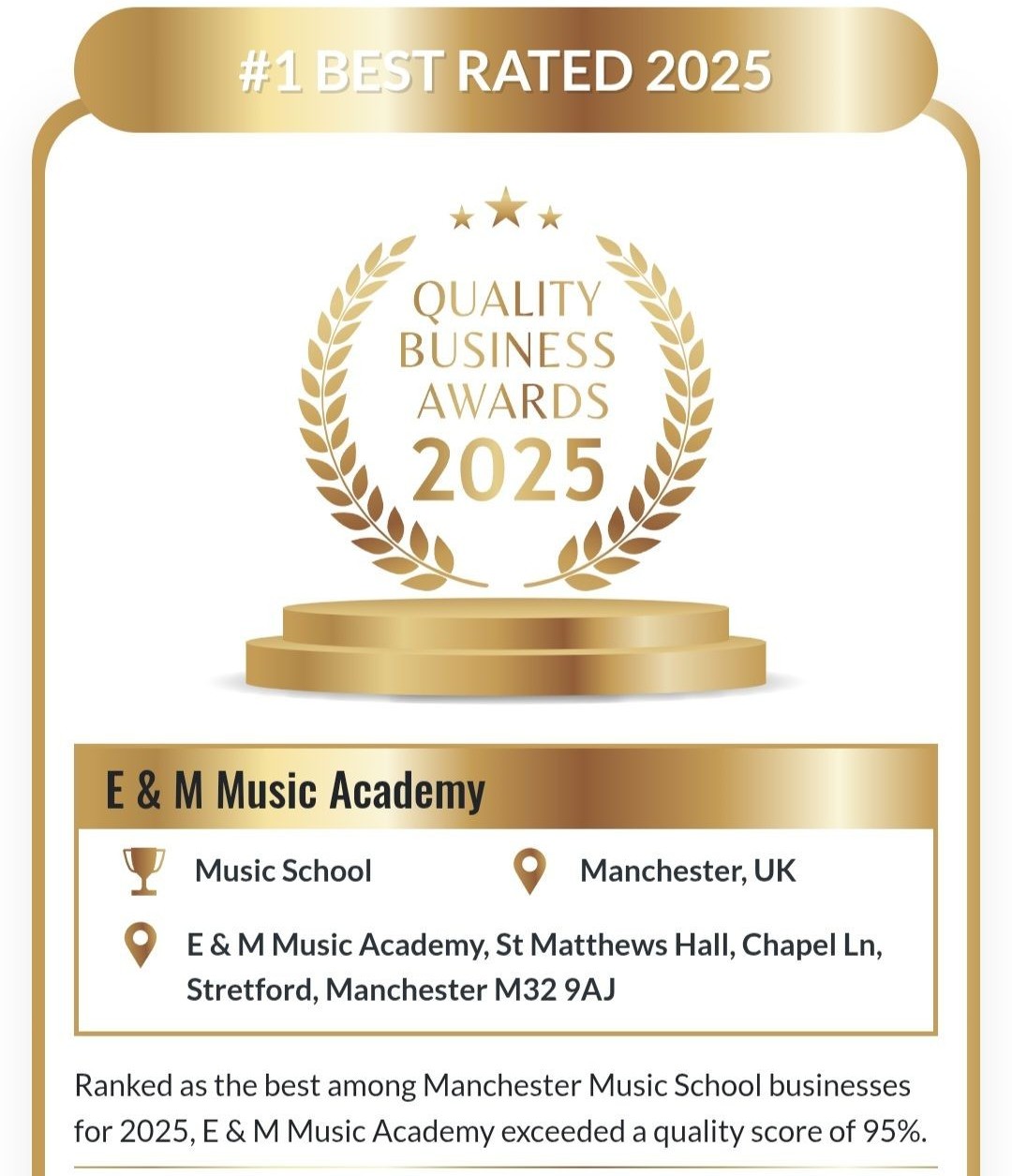 Best Music School in Manchester 2025
